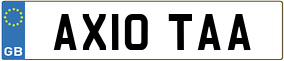 Truck License Plate